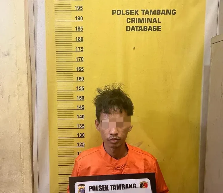 Polsek Tambang Tangkap Pelaku Narkoba di Lapangan Bola Desa Kualu